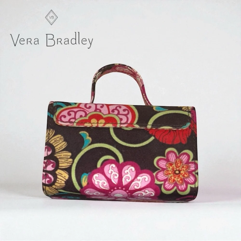 Vera Bradley Floral Hard Shell Jewelry Carry Case